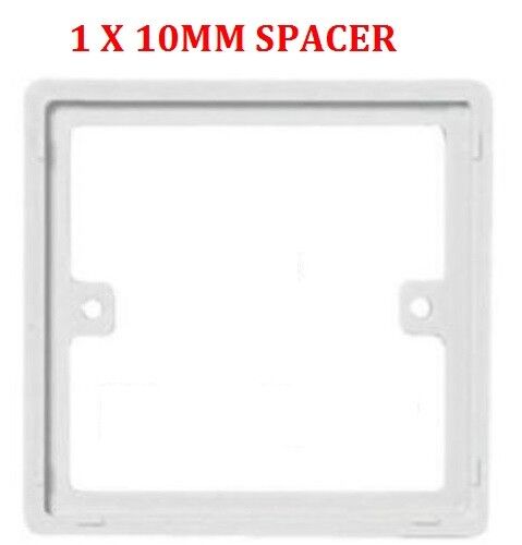 Interruptor de Luz de Doble único Espaciadores BG 2G 1G marco Espaciador Socket Caja posterior Placa 