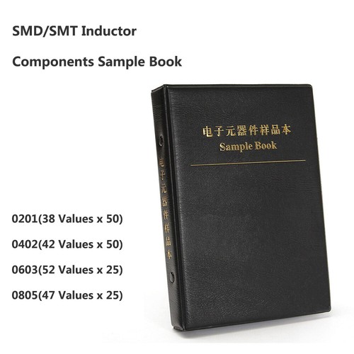 0201 0402 0603 0805 SMD//SMT Inductor Components Sample Book Assortment Kit DIY