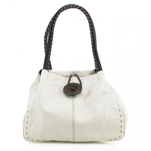Women Classic Button Style Shoulder Bag Or Shoppers Hand Bag