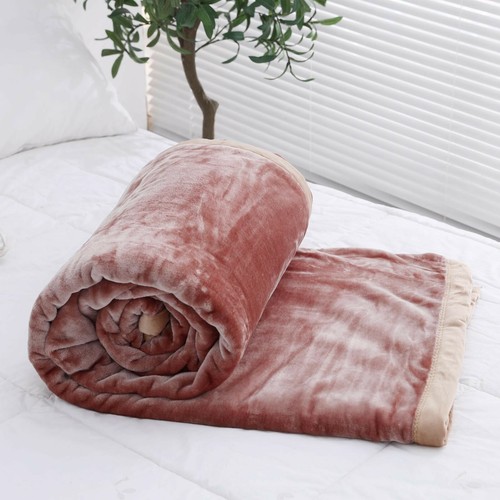 Luxury Faux Fur Throw Sofa Bed Mink Soft Warm Blanket Double /& King Top Quilty.