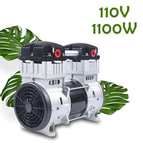 Oil-Free Vacuum Pump 7CFM Piston Type Vacuum Diaphragm Mute Pump With Silencer