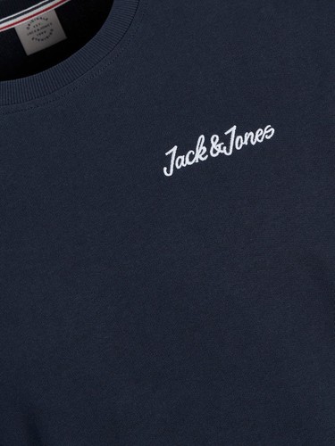 Jack and Jones Jorwinks Sweat Crew Neck Total Eclipse Mela//RegFit12141606