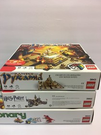 LEGO Harry Potter Creationary and Ramses Pyramid 3843 3844 3862 Lot of 3 READ