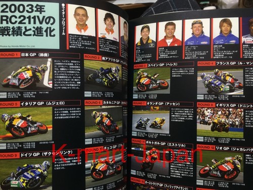 Moto GP Racer/'s Archive 2003 Photo Collection Book Japan KA