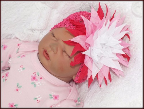 Baby Kinder Kopfband Blumen Englandmode Festlich Stirnband Haarband Haarschmuck