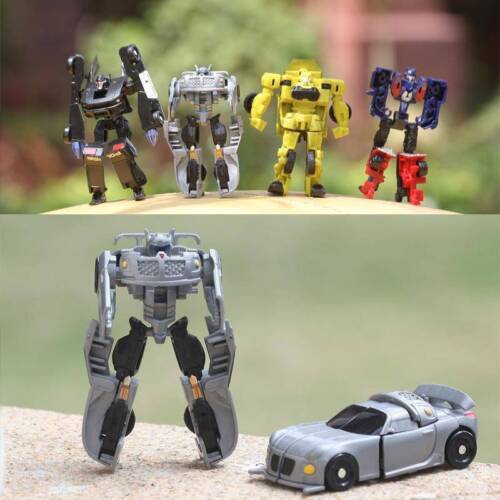 9pcs set Transformers Toys Action Figures Optimus Prime Robots Car Megatron Kids