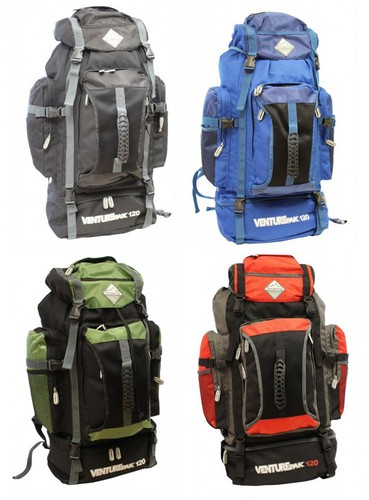 Large Camping Hiking Travel Festival Rucksack Backpack Bag Back Pack 120 Litre