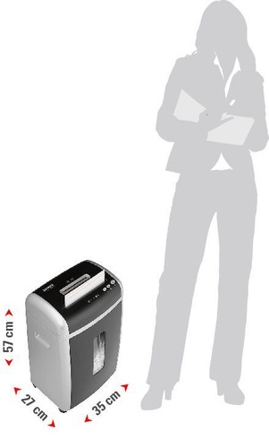 intimus Confidential Aktenvernichter Partikelschnitt Büro Shredder