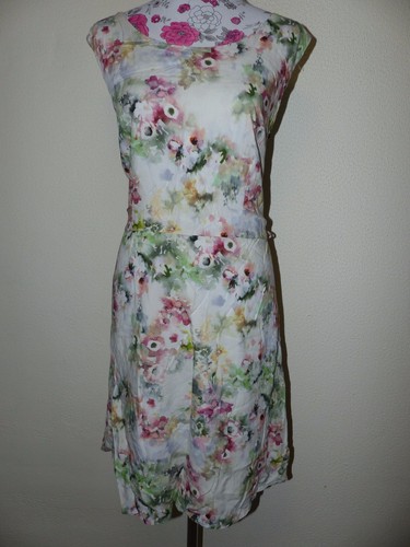 NUOVO verspieletes ZERO COLLECTION donna vestito tg 44 bel blumenprint Nuovo//Scatola Originale