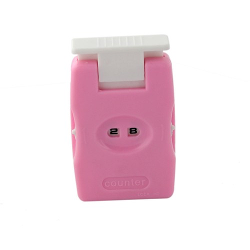 Pink Needle Crafts Tools Crochet Knitting Row Counter Stitch Tally Plastic