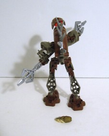 LEGO Bionicle Lot 8568 POHATU, 8577 PAHRAK KAL, 8584 HEWKII, 8587 PANRAHK
