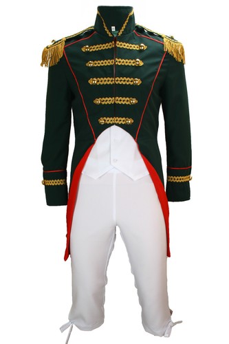 Gilet E PANTALONI Soldato NAPOLEONE CARNEVALE Uniform CARNEVALE TEATRO Gehrock