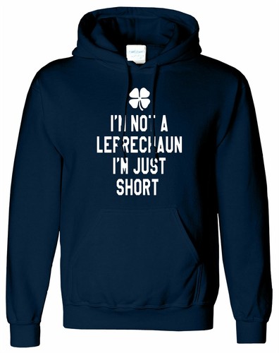 ST Patricks Day Kiss Me I/'m Irish Mens Hoodie Ladies Hooked Hooded Pullover