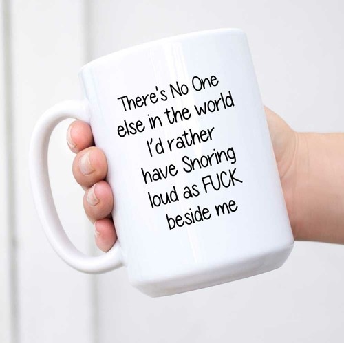 Funny Snoring Mugs for Husband Who Snore Best Gift for Valentine/'s Day Mug