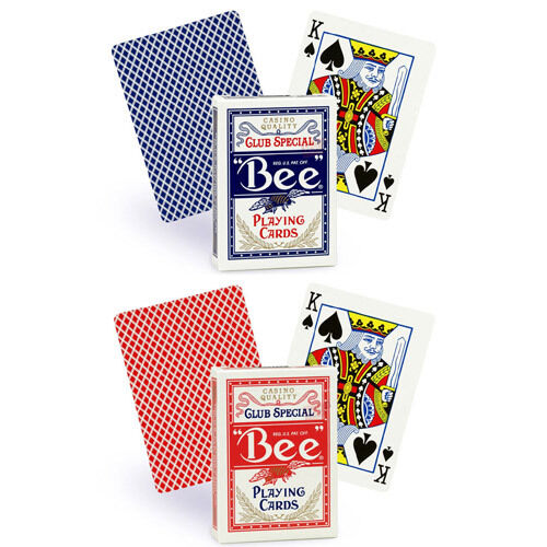 2 mazzi Carte Bee Club Special Standard Index