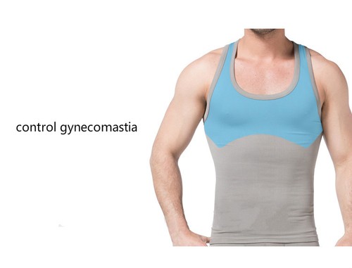 Mens Chest Compression Belly Tummy Waist Body Slim Stomach Shaper Vest Tank Top