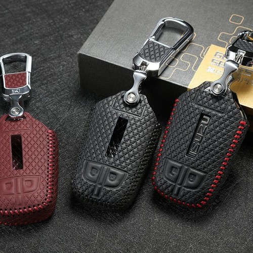 Car Keychain Key Bag Key Fob Cover Keyring for isuzu mux d max 2015 2017 2018