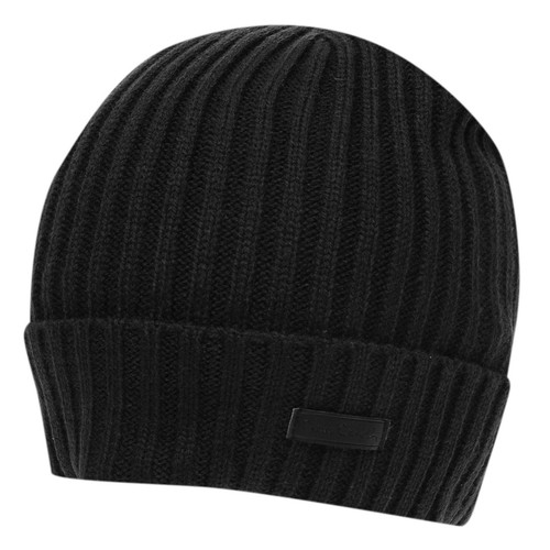 Mens Designer Pierre Cardin Logo Warm Winter Acrylic Knitted Beanie Hat