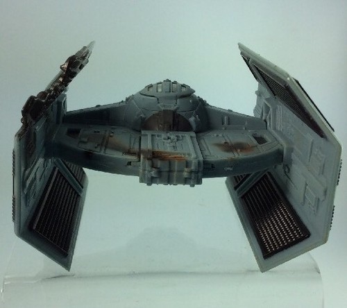 STAR WARS Micro machines Dark Vador Tie Fighter ACTION FLEET 1996 Battle Damage
