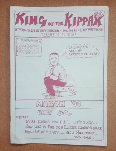 Fanzine Football Manchester City Blue Print King Kippax Trautmann Various Issues