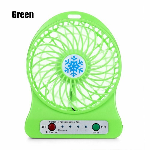 Refroidissement Portable Main humidité Cooler Mini Ventilateur de bureau USB DEL rechargeable