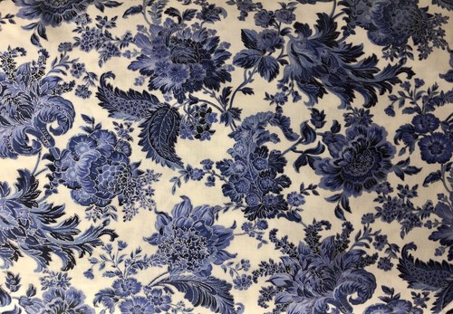 This is the cover only White Blue Floral Throw Pillow Cover 16/" x 16/"