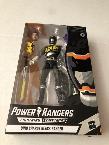 Target Exclusive Power Rangers Lightning Collection DINO CHARGE BLACK RANGER