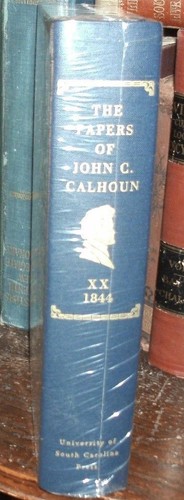 The Papers of John C Calhoun XX 1844**NEW**SEALED**HISTORY**COLLECTIBLE**B001**