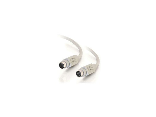 6 Feet, 1.82 Meters C2G 02316 8-Pin Mini-DIN M//M Serial RS232 Cable Beige