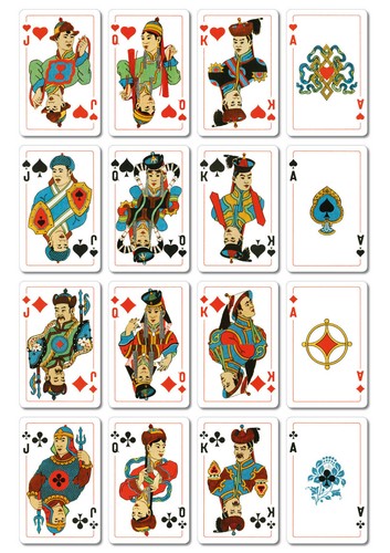 №43 Playing cards /"Mongol/"