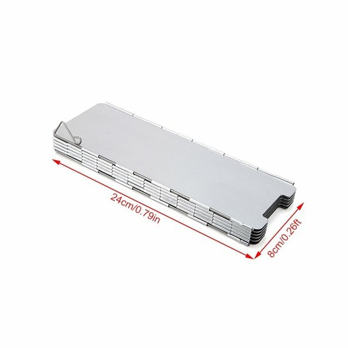 DE 10 Platten Windschutz für Gasherd Gaskocher Herd Feuer Picknick Campingkocher