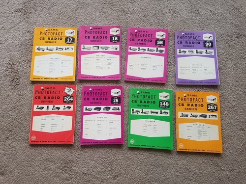 Vintage Sams Photofact CB Radio Series Service Manuals