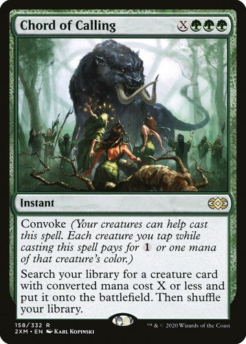 NM//M Chord of Calling Double Masters MTG Magic - R