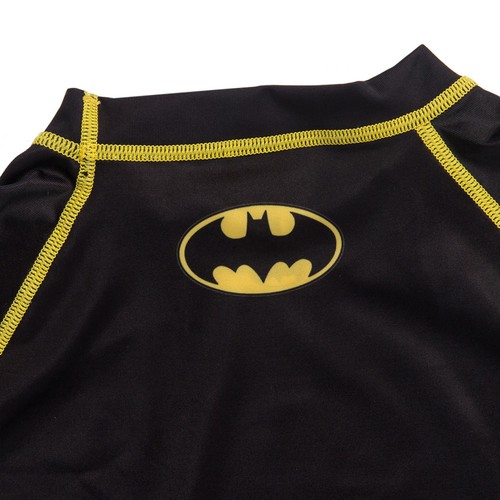 Fusion Fight Gear Kid/'s Batman 1989 Black Logo Long Sleeve Rashguard