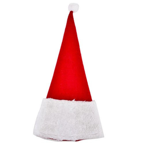 Nikolaus Mütze Deko Objekt Filz 52cm rot weiss Weihnachten Xmas