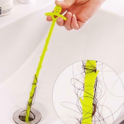 Hair Removal Tool Drain Dredge Pipe Sewer Cleaner Hook A+ Kitchen For Bath F3M8