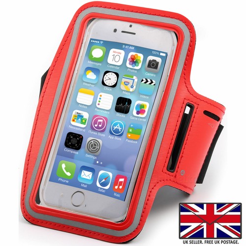 ROUGE Brassard de Sport Téléphone Étui Housse Gym Course Pour Xiaomi Redmi Y3