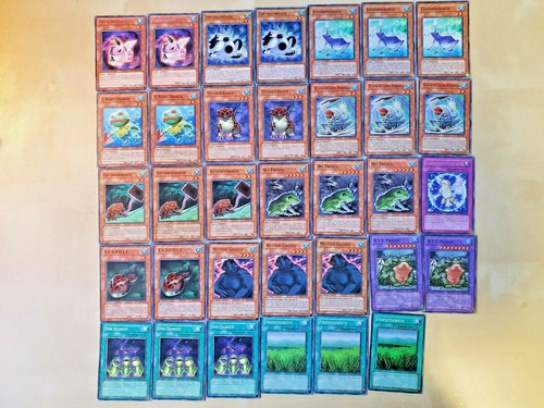 Frosch Set YU-GI-OH Karten 3x Giftziehfrosch 3x Des Frosch D.3.S Frosch Deck