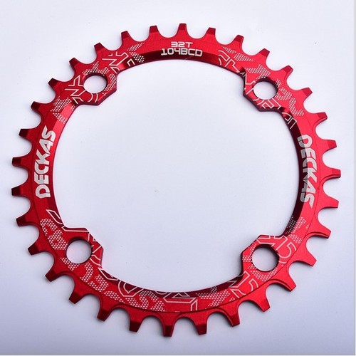 DECKAS MTB Bike Bicycle Round Oval Chainring Chain Ring BCD104mm 32T~38T Premium