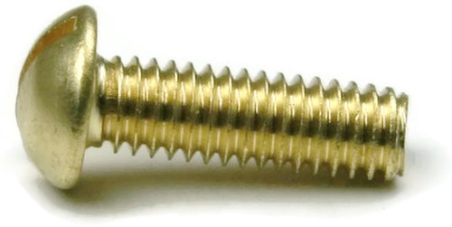 Qty 50 Brass Slotted Round Head Machine Screw #3-48 x 1//2/"