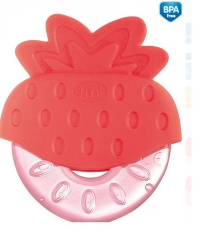 non-toxic FREE BPA Canpol Baby First Water filled teether /"FRUITS/" 0m
