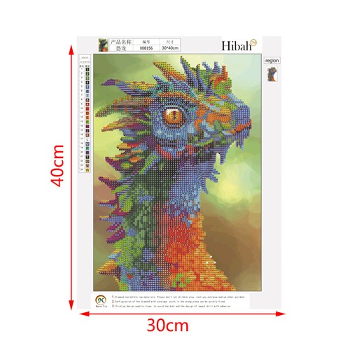 DIY Dinosaur 5D Diamond Embroidery Painting Painting Cross Stitch Home Decor Kit