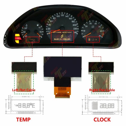 right+left Flat Cable Ribbon for Instrument Cluster Mercedes Benz E-class W210 right+left Flat Cable Ribbon for Instrument Cluster Mercedes Benz E-class W210
