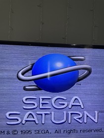 Sega Saturn Console System Complete W/ Box Controller Games -Tested Working