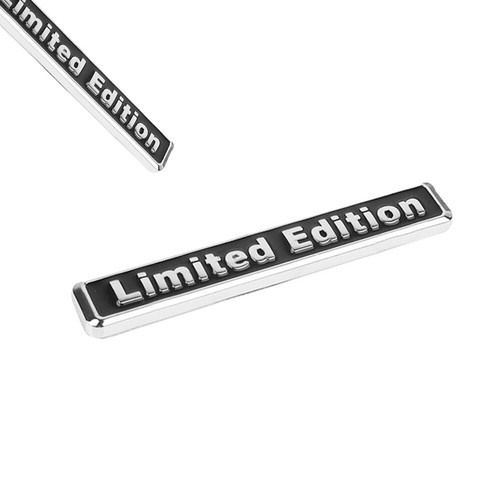 1PC 3D Black Metal LIMITED EDITION Car Auto Rear Lid Fender Trunk Sticker Emblem