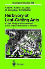 Herbivory of Leaf-Cutting Ants: A Case Study on Atta Colombica in the Tropical Rainforest of Panama by Ronald J. Ryel, Hubert Herz, Bert Holldobler, Wolfram Beyschlag, Rainer Wirth (Hardback, 2002)
