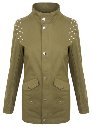 Transizione da Donna Giacca Parka Autunno Sweatjacke in Pile Cappotto d-314 Nuovo S-XL