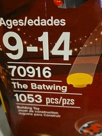 LEGO The LEGO Batman Movie 70916 The Batwing Retired Set New In Sealed Box Read