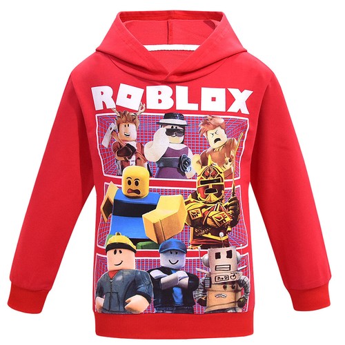 NEW Gifts Spring Autumn Fashion Casual ROBLOX Boys/' Long-sleeved T-shirt Hoodie