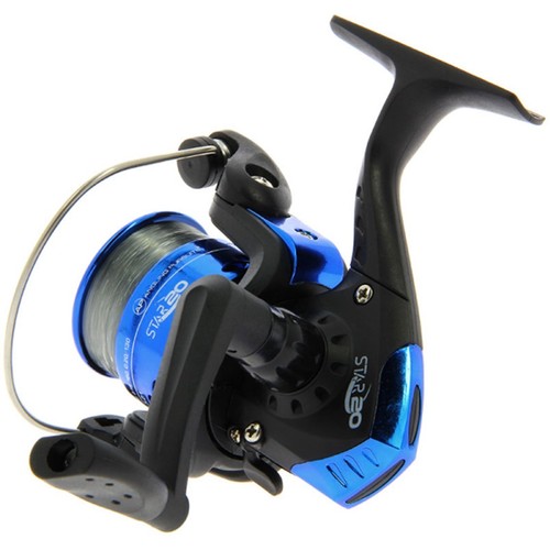 Grossier pêche Reel Star taille 20 pour la filature Flotteur Voyage avec ligne 8 lb environ 3.63 kg 1BB